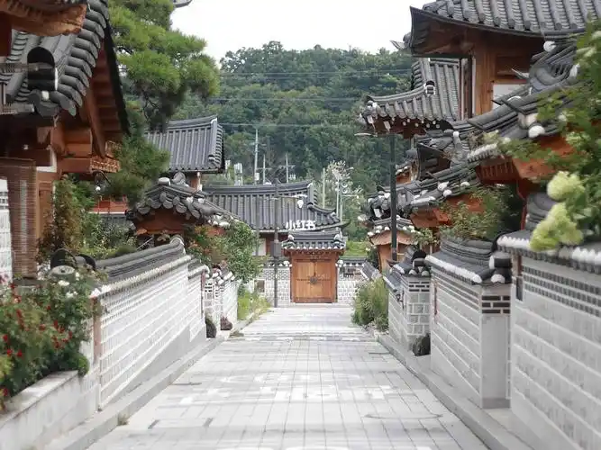 韩国传统的房子韩屋