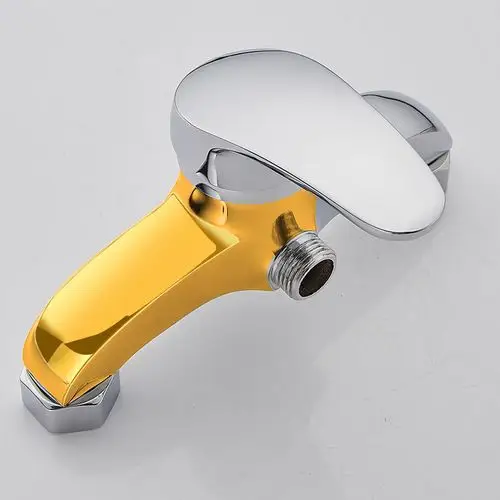 冷热浴缸水龙头浴室简易花洒混合开关暗装三联全铜暗装淋浴混水阀