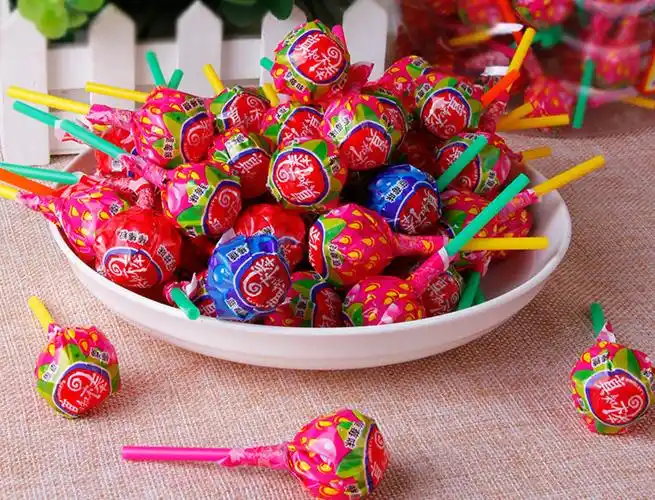 包邮正品真知棒水果味什锦棒棒糖45支礼袋装休闲零食糖果礼物