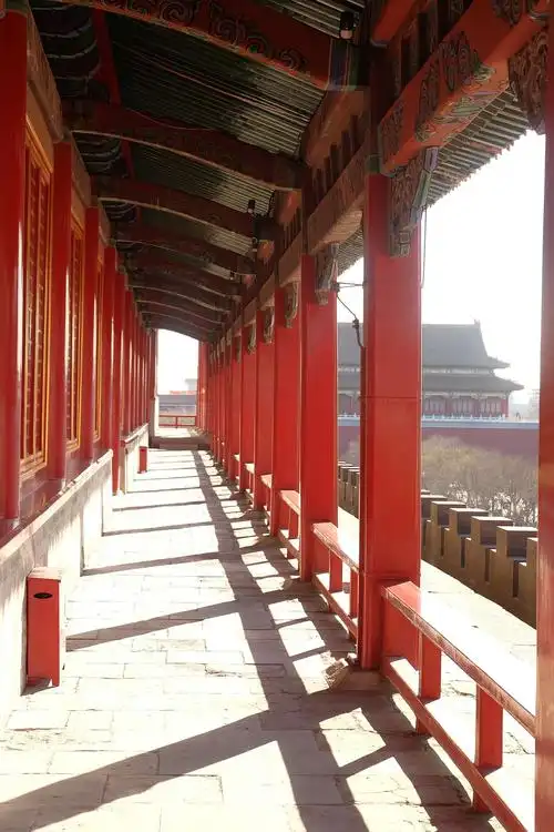 参观故宫博物院