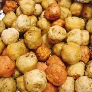 正宗大连安大妈丸子怀旧美味经典特色街头小吃油炸丸500g一袋包邮