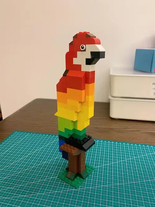 青年金刚鹦鹉乐高经典创意系列11011moc