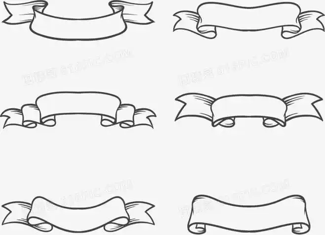 文字边框简笔画