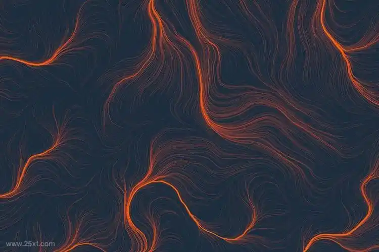 3d立体抽象电流纹理的未来主义线条艺术背景图片