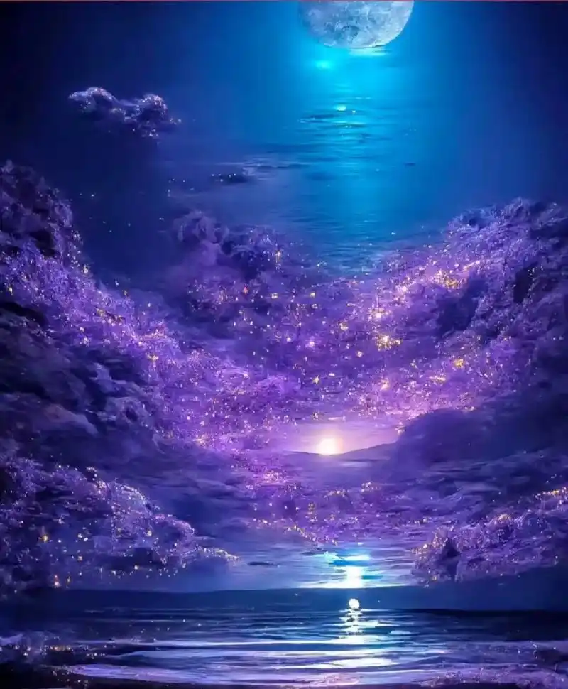 梦幻星空 #治愈系风景 #唯美意境 #送你一片魔法天空 # - 抖音