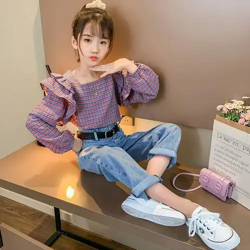 儿童套装女童秋装新款童装时尚洋气女孩衣服大童女装小学生两件套