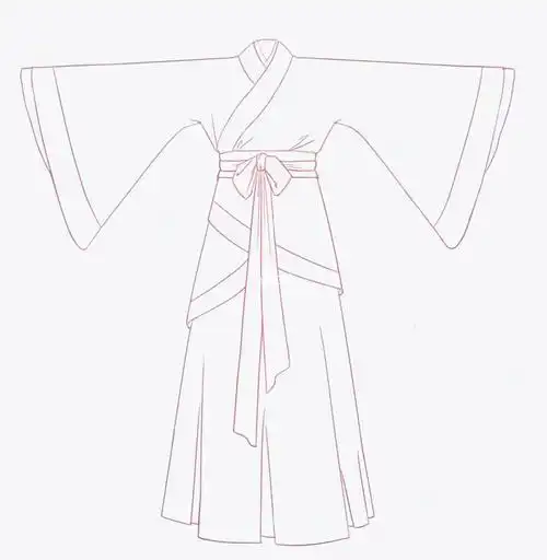 张小白古风插画色彩服饰练习3360