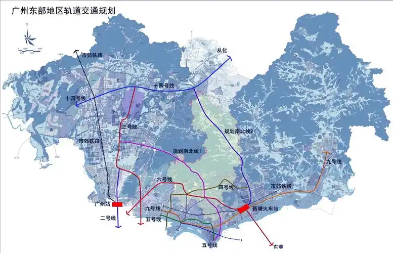 2025年广州地铁规划图