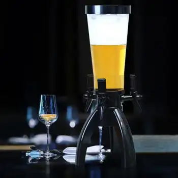 啤酒桶带龙头酒炮酒吧专用高端定制扎啤酒炮扎啤炮桶3升酒泡器装3l