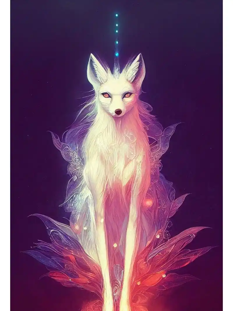 深山修炼渡千年, 今朝脱骨成狐仙.