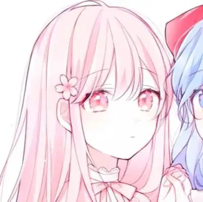 女生闺蜜头像两张一对森系动漫