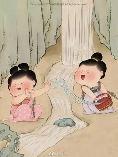 在这个以瘦为美的年代,她却专画胖脸古风美人,简直萌翻了