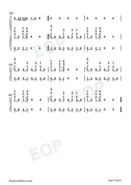 senorita-justin timberlake双手简谱预览6