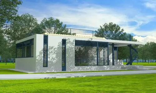 现代风一层自建房别墅设计