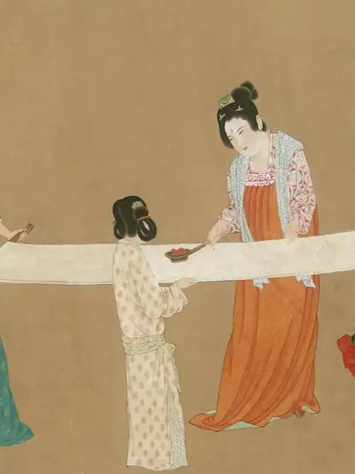 不可错过中国名画捣练图