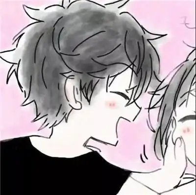 二次元动漫情头:早晨醒来,喜欢的人睡在旁边