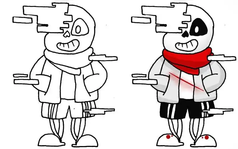 undertale教你画一只genosans