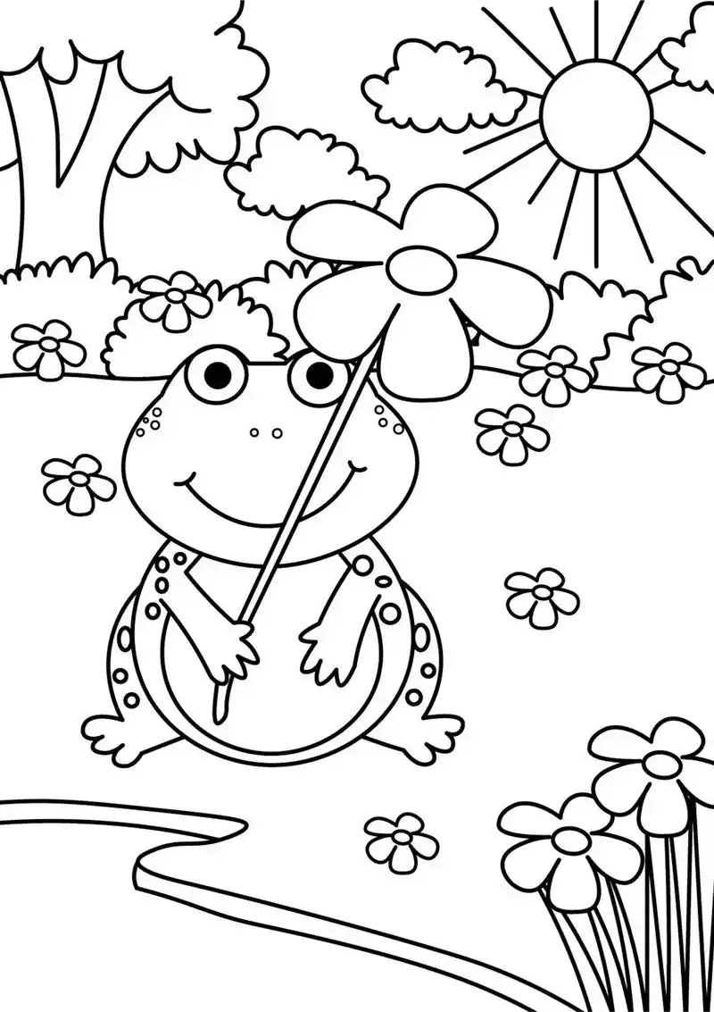 小班以上线稿第二集.高清涂色线稿,喜欢的收藏#儿童画范画 # - 抖音