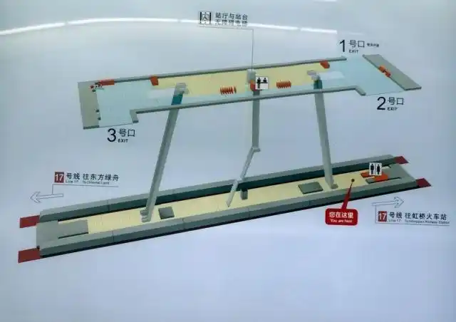 上海地铁17号线的蟠龙路站:南侧的西虹桥商务区成为发展重点
