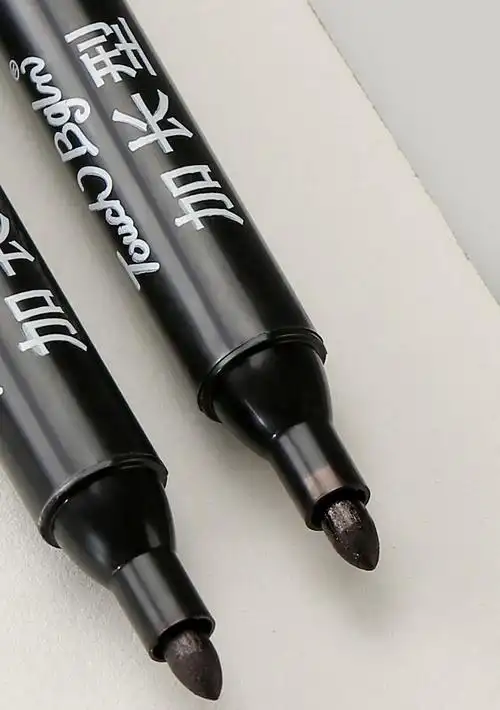 【精选】记号笔黑色大头笔油性不掉色防水速干可加墨彩色快递物流标记