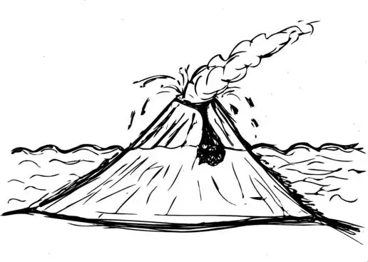 火山海喷发火山(volcano-sea-eruption-volcano)