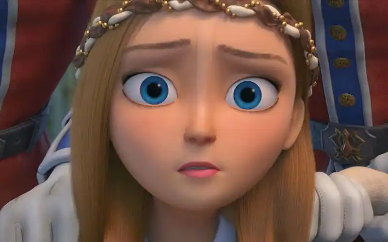 速看冰雪女王4女孩以为自己没法力谁知变身以后爱咋咋地