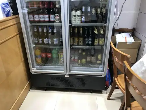 海尔(haier) 650升商用展示柜立式风冷冷柜 玻璃门冷藏保鲜冰柜 饮料