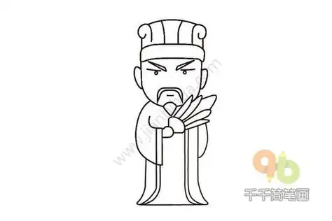 文化名人简笔画 简笔画图片大全-蒲城教育文学网