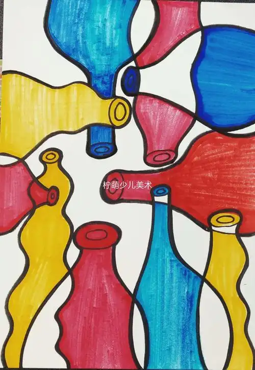 课例分享:蒙德里安的三原色罐子