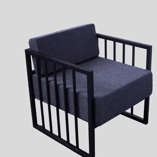 懒沙发家具铁艺沙发简约沙发组装电脑桌床上书桌宿舍简易懒人烤漆图片