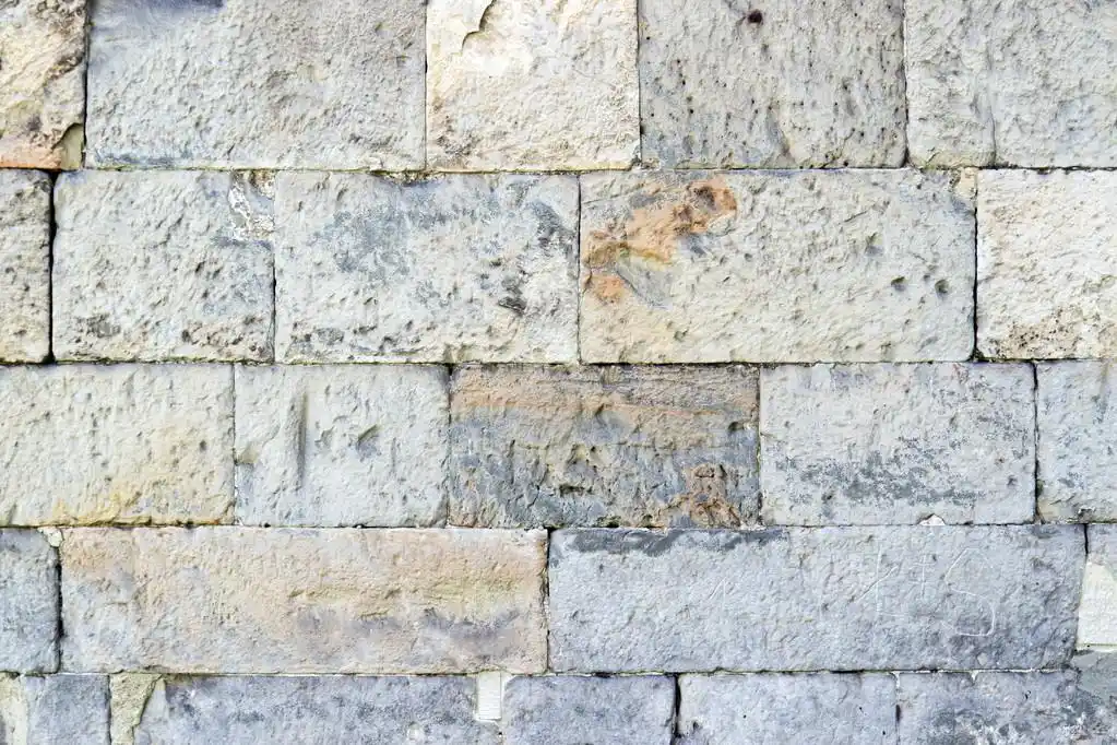 旧石墙的一部分,用作背景或纹理.