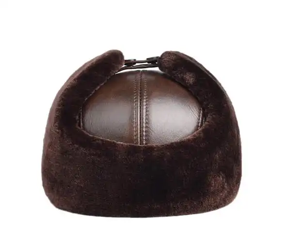 狗皮帽子东北帽子真皮毛子皮男冬天爷爷雷锋帽爸爸加厚保暖老头老人棉