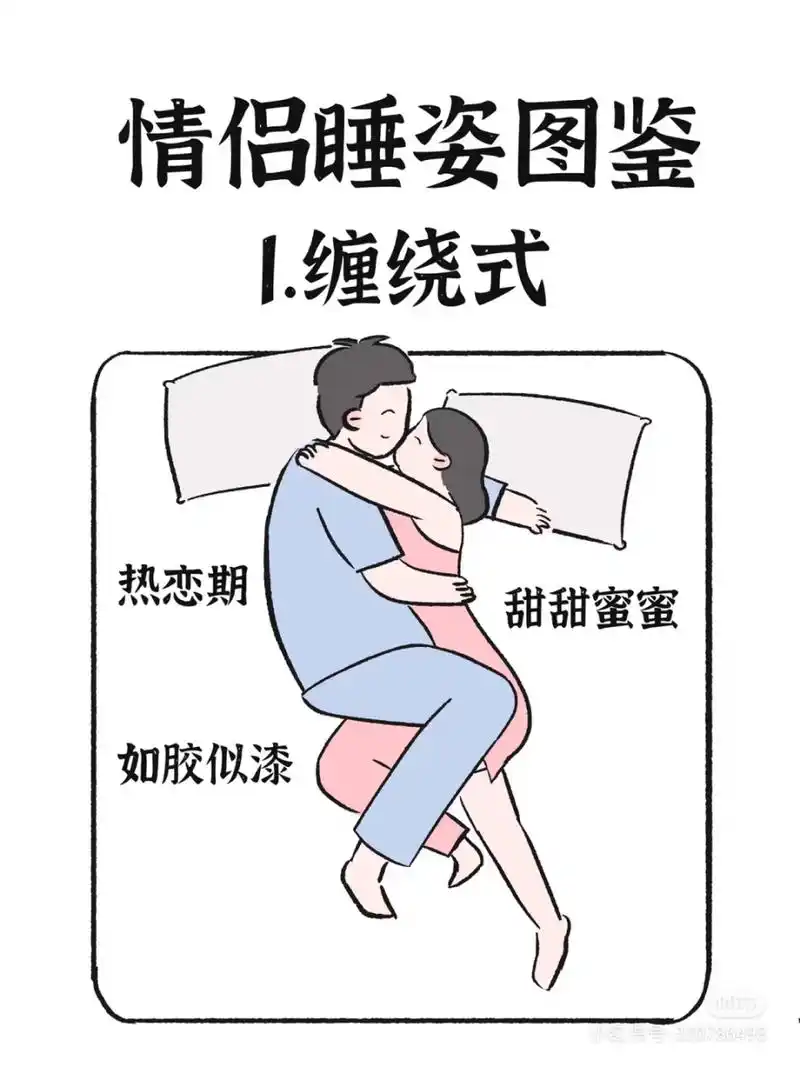 情侣五大睡姿,你们常用是第几个