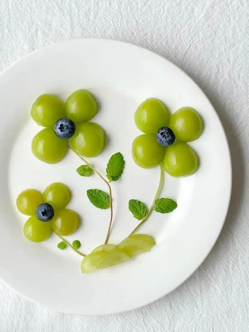 简简单单水果摆盘(花朵造型)