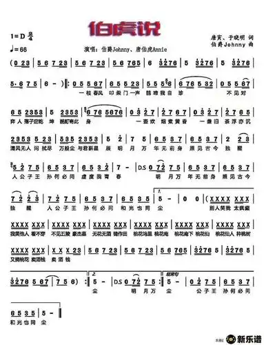 伯虎说古筝谱-佚名伯虎说古筝谱-伯虎说古筝曲谱-中国古筝网