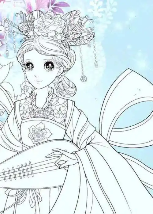 画古代公主的手抄报 公主手抄报