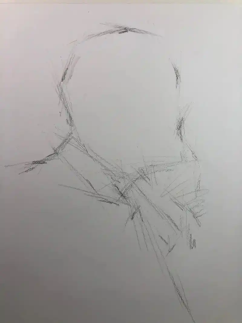 白胡子老头素描步骤.是不是有很多人不会画胡子呀?