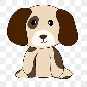 可爱大耳朵小狗剪贴画puppy clipart, 小狗, 剪贴画, puppy clipart