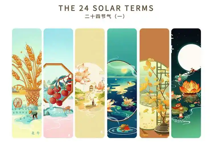 国风插画|传统二十四节气图集(一) - 麦冬丫 - 原创作品 - 视觉中国