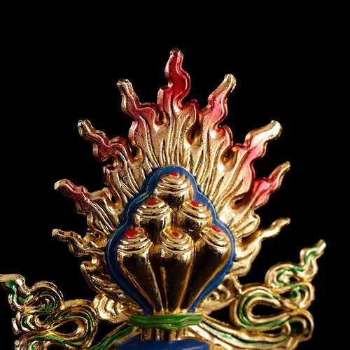 藏传佛教用品密宗摆件法器金轮宝铜轮王七政七珍珍宝其他