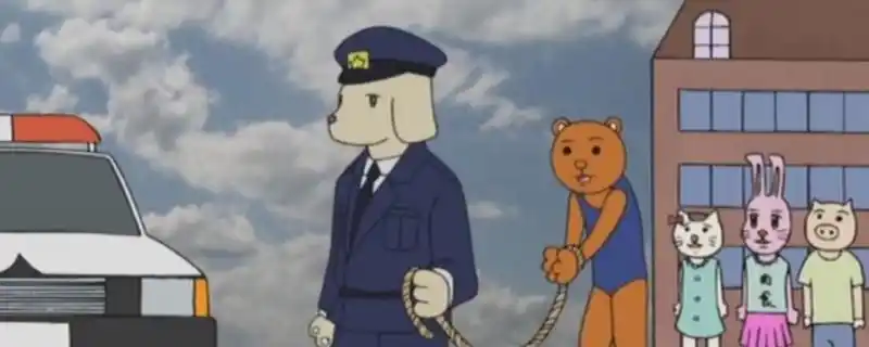 熊吉表情包是什么意思熊吉表情包的意思是被送往警察局.