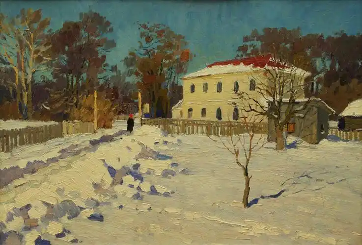 列宾美院优秀作品欣赏-油画风景