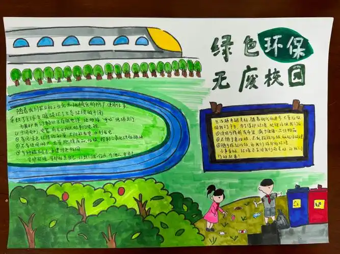 【星光仙林】绿色环保 无废校园——附中仙林开展手抄报评比大赛