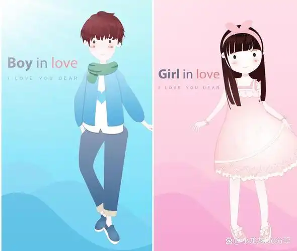 男孩被女孩活泼可爱的笑容所吸引,而女孩被男孩温柔细心的举止所打动.