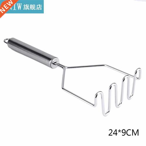 stainless steel wave shape potato masher cutter tool kitchen