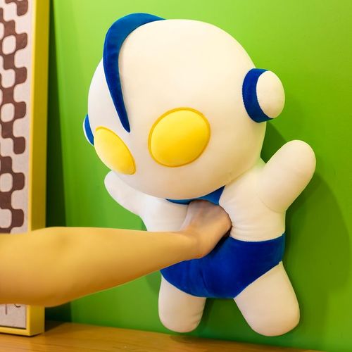 q版帅气咸蛋超人奥特曼玩偶大男孩儿童毛绒玩具抱枕娃娃生日礼物