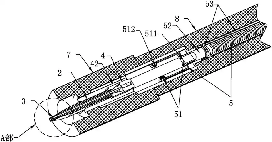 用于采血针的撞针自回弹机构