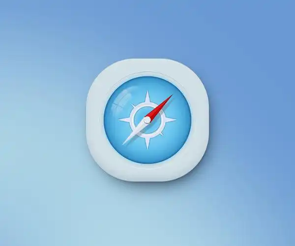 safari浏览器icon临摹