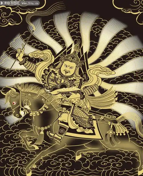 格萨尔王唐卡素材