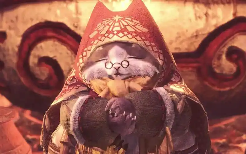 mhwi可爱的艾露猫们——猫婆婆做饭动画